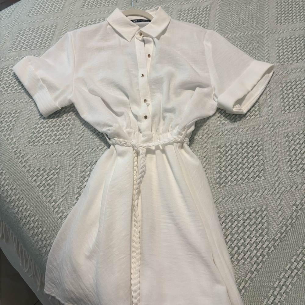 Zara  White Dress - Picture 3 of 5